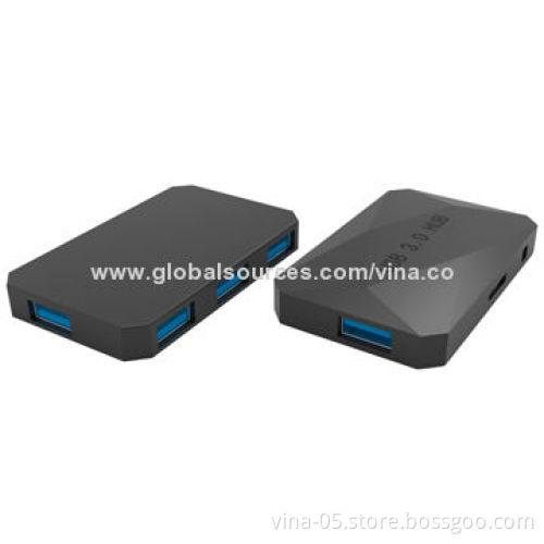 USB3.0 Hubs, 4 Ports, OEM/ODM Orders Available
